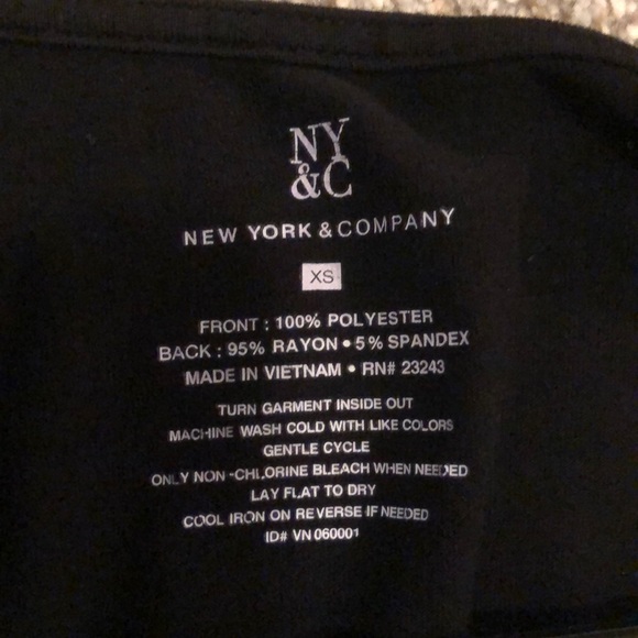 Black/Teal NY&Co Tank - Picture 3 of 3